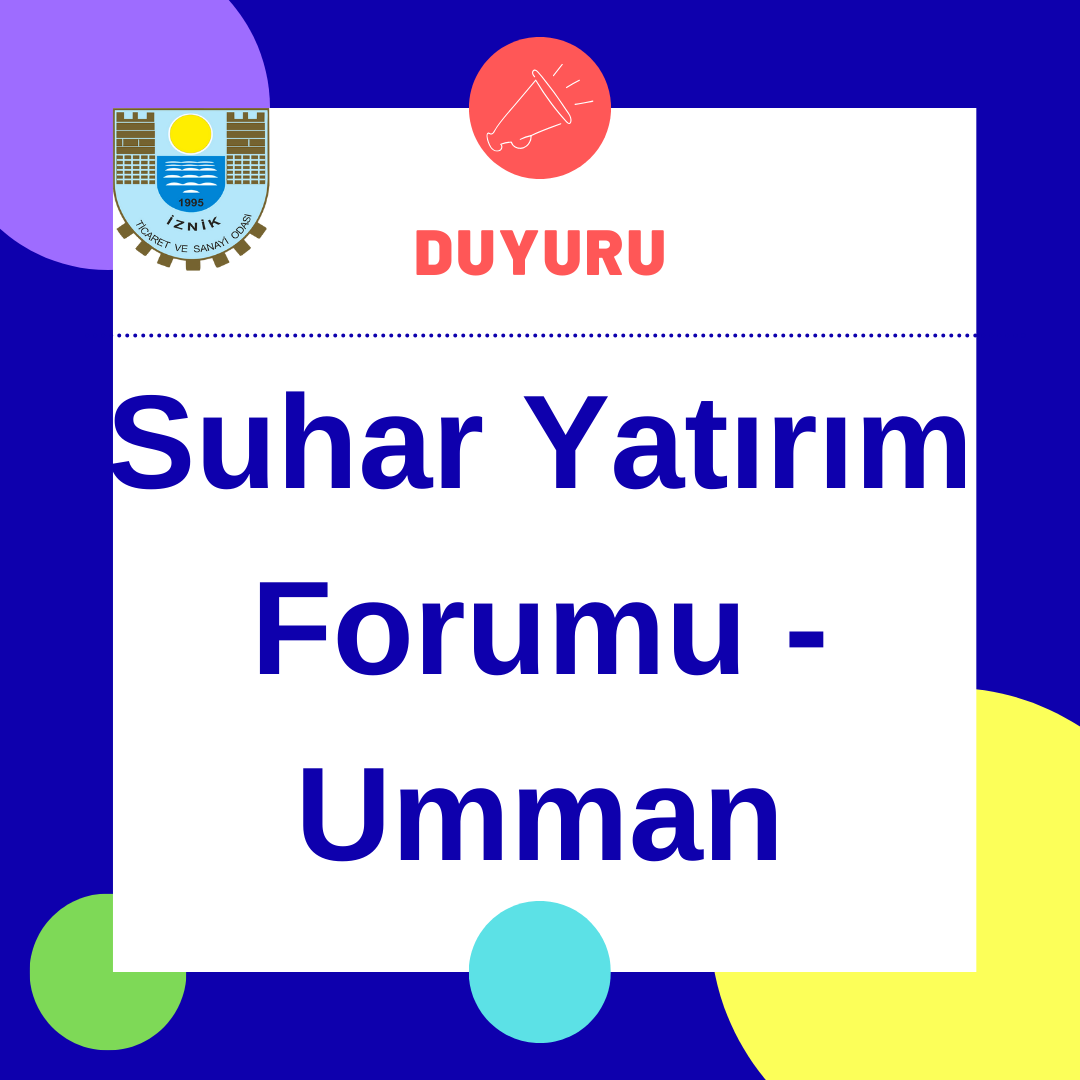 Suhar Yatırım Forumu - Umman